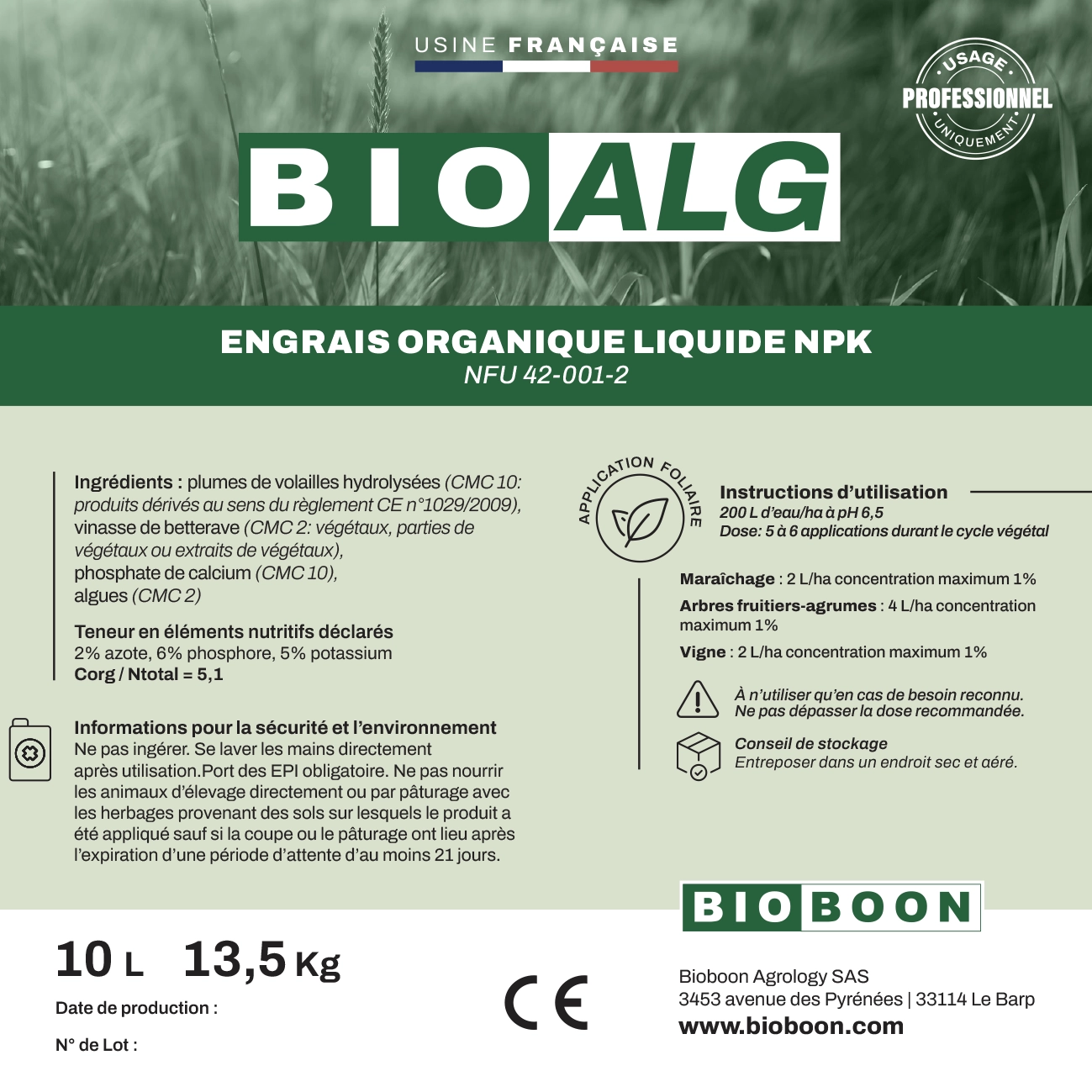 Bio ALG - Bioboon
